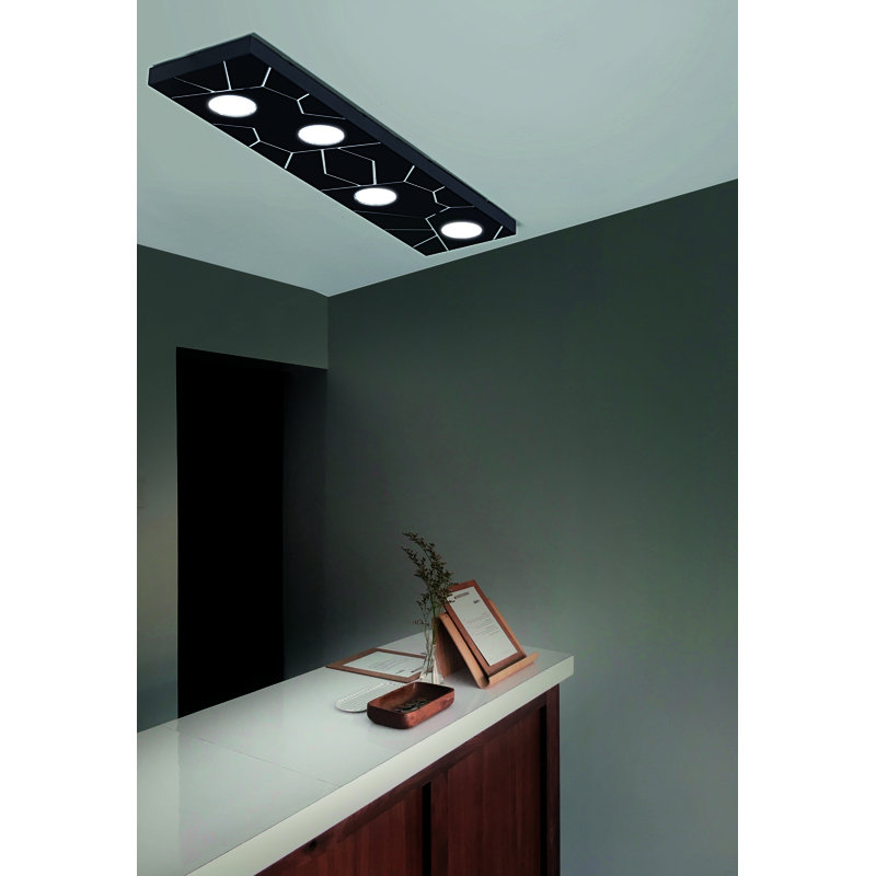 Flush Mount, Black