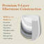 Grand pot de fleurs intérieur / extérieur Corso Fiberstone - blanc Santorini H 21 po (ouverture 15 po)-1092926883-1092926884