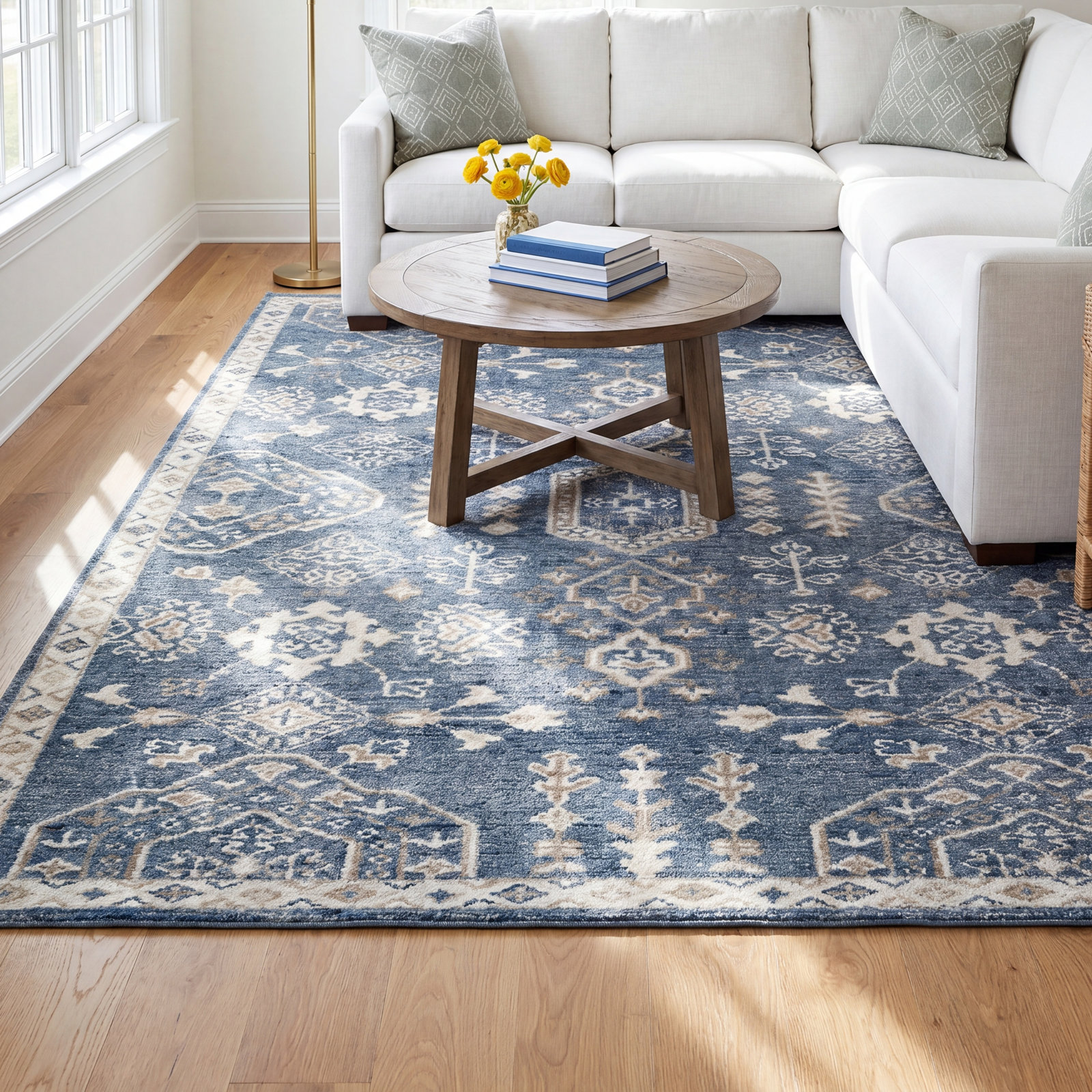 Maeve Hand-Knotted Oriental Wool Rug, Rectangle 5' x 8'