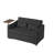 BLACK VELVET SOFA BED