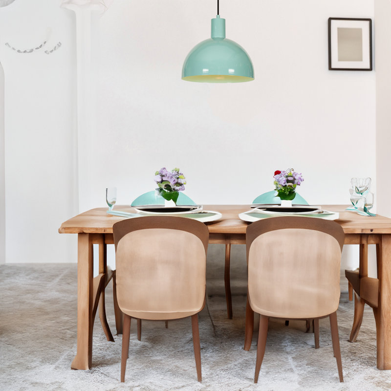 Luminaire suspendu turquoise à 1 lumière Wayment