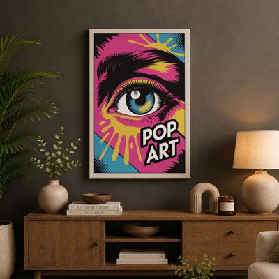 Eye Pop Art - Wrapped Canvas