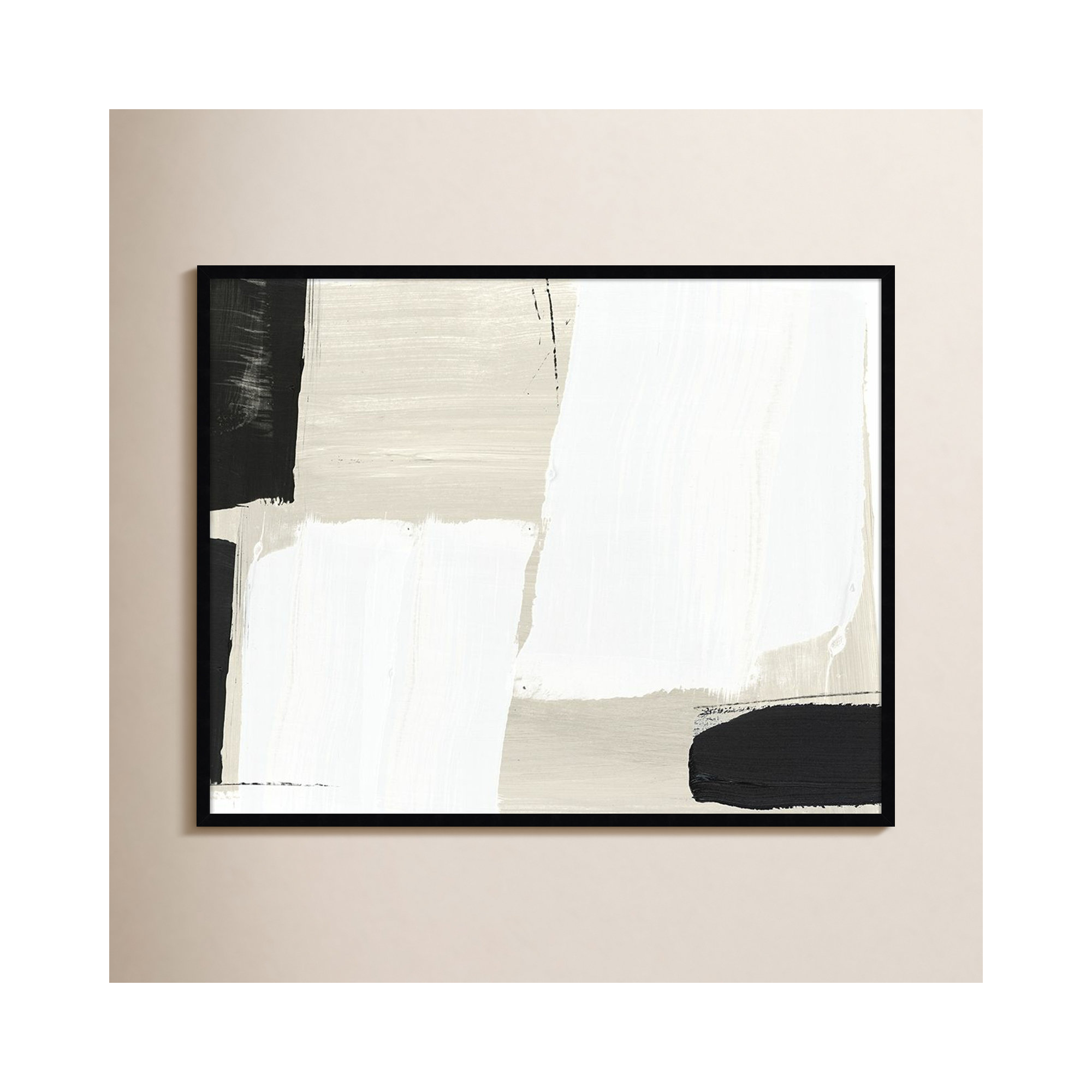 Checkmate II by PI Studio, 33" H x 41" W x 1" D, Black