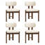 Boucle Upholstered Upholstered Back Side Chair-502525341-502525343-502525345-502525347