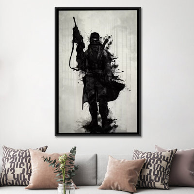« après apocalyptic warrior », impression sur toile