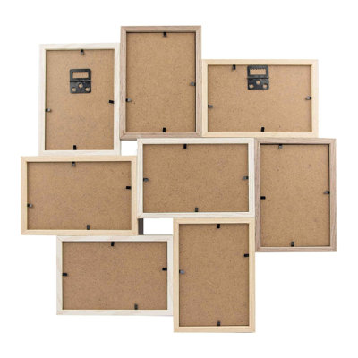 Amesfield Brown Solid Wood Collage Picture Frame