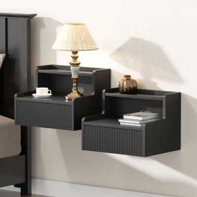 40cm W Manufactured Wood Bedside Table