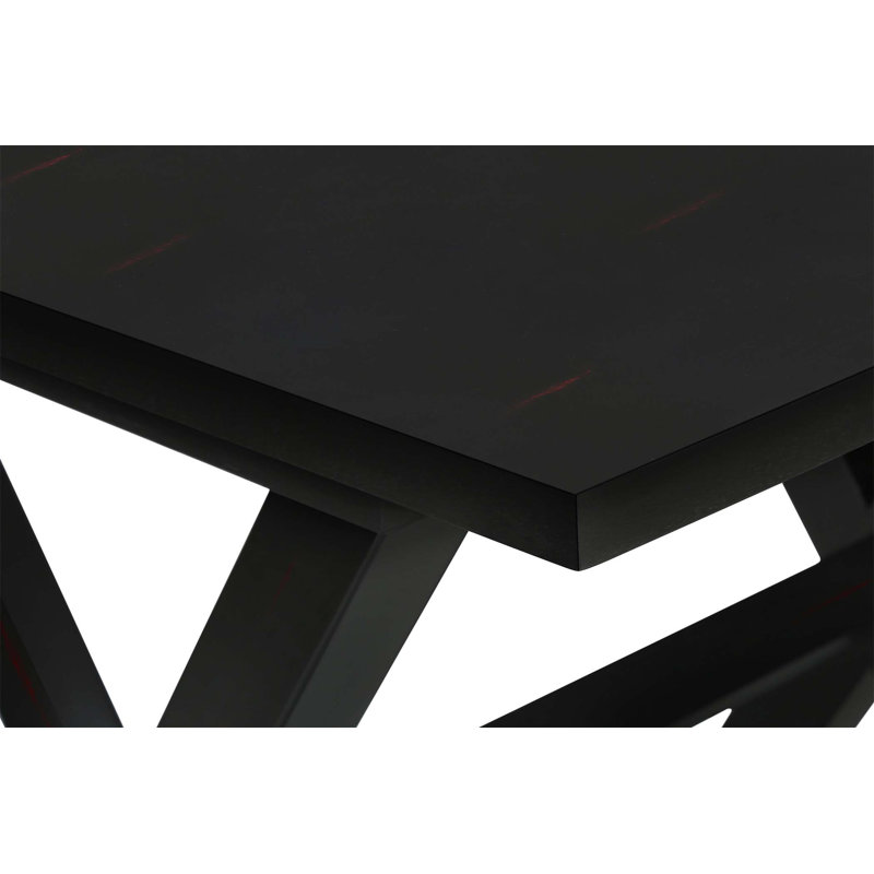 Table de chevet pour chambre à coucher, table de chevet, table d'appoint carrée, table de bout transitionnelle, table d'appoint
