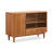 Scandinavian-style Oak & Glass Sideboard