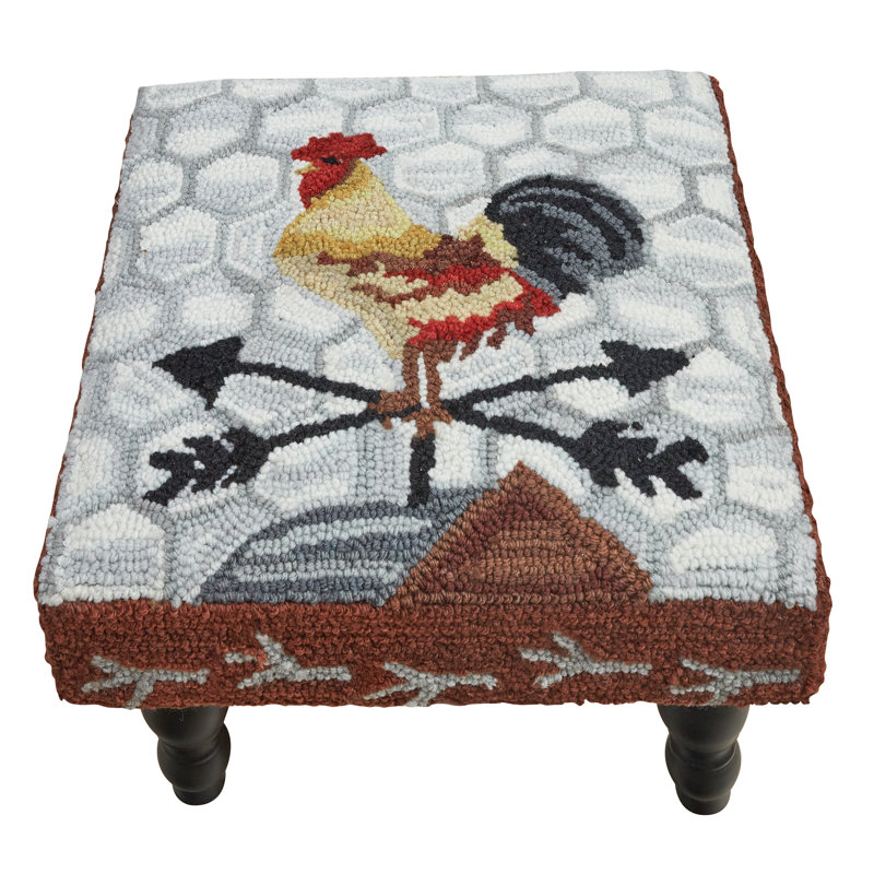 Tabouret crocheté August Grove®