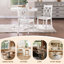 Deni 17" Wide Cross Back Dining Chairs-2081886376