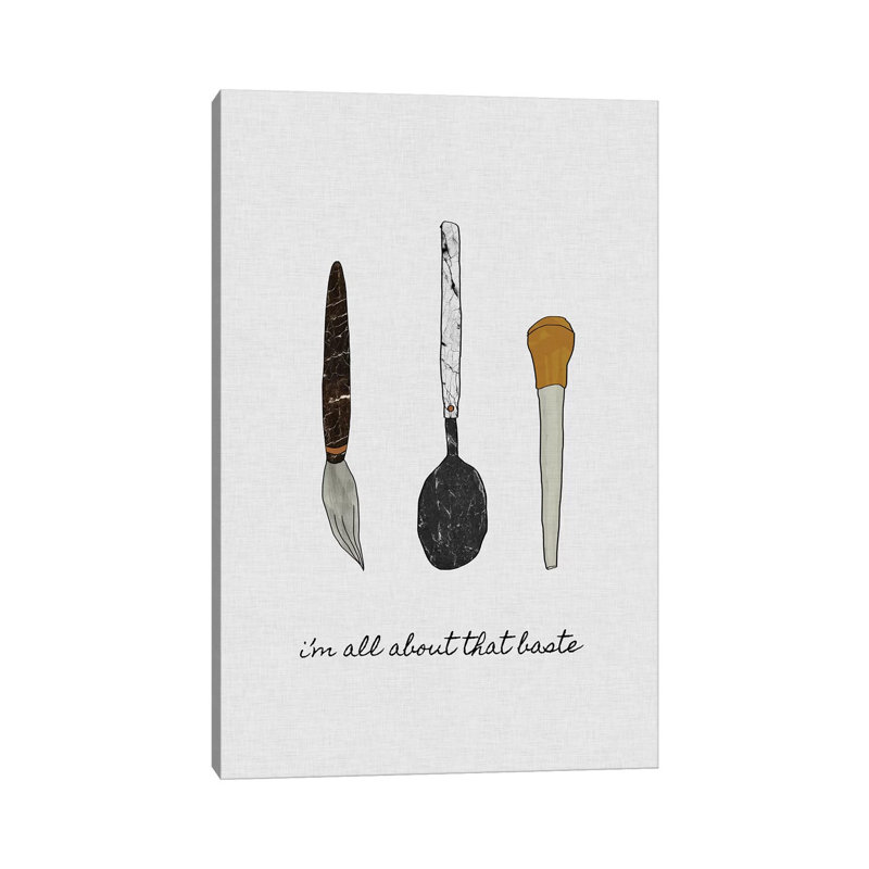 I'm All About That Baste - Wrapped Canvas Print, 66.04cm H x 45.72cm W x 1.91cm D