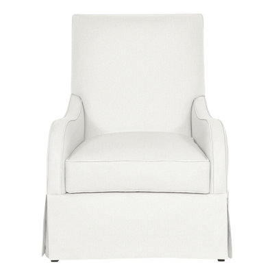 Zoe Swivel Slipcovered Armchair