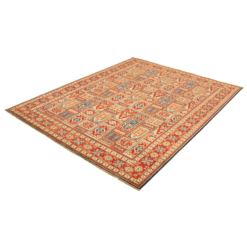 Tapis décoratif en laine de conception unique en laine noué à la main de conception unique 8 pi 9 po x 11 pi 1 po Derryon