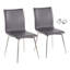 Chaise d'appoint pivotante Maxwell en similicuir-590738014