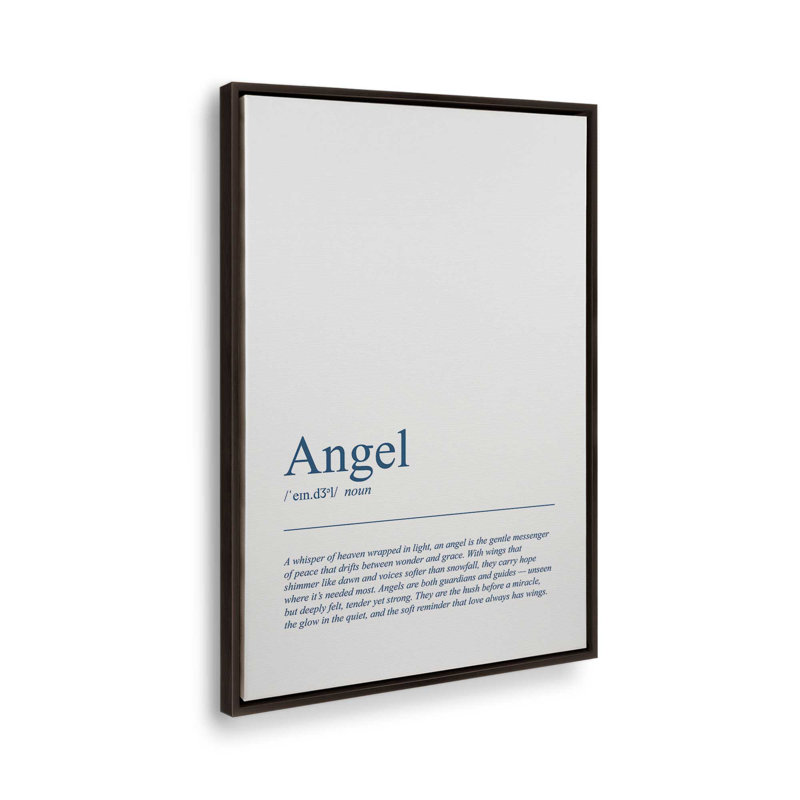 Reproduction d'art sur toile The Grace of Angels, Noyer, H 48,75 po x l 32,75 po