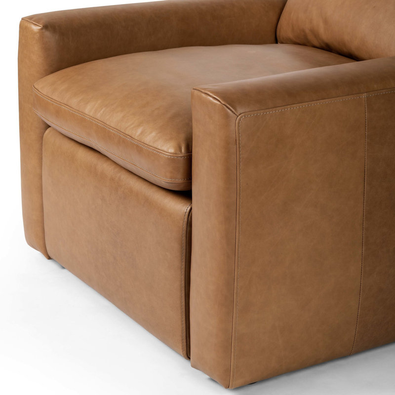 Tillery Recliner, Top Grain Leather,  Brown