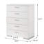 Commode 5 tiroirs Vyara
