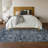 Premium Machine Washable Cerrito Blue Rug-109613020