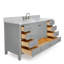 Ensemble de meuble-lavabo simple 61 po Flynt-64627267