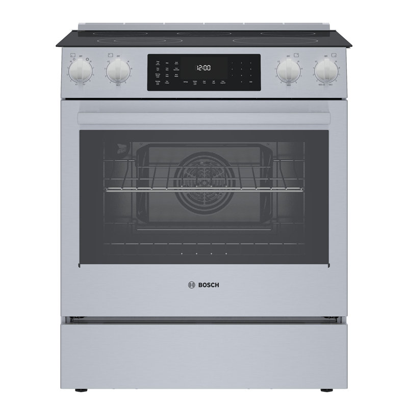 800 Series 30" 4.6 cu ft. Slide-in Electric Range, Stainless Steel