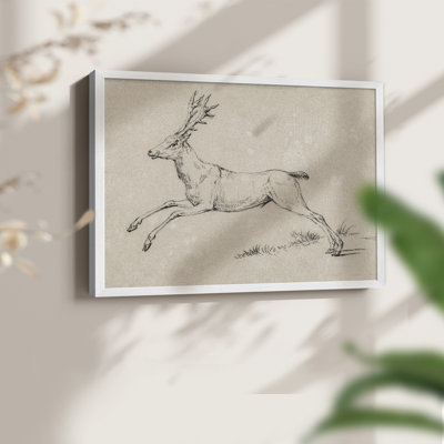 Croquis rétro - LX III - Reproduction encadrée - Restickable