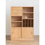 Solid Red Oak Multi Functional Storage Cabinet with Drawers and Door