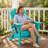 HDPE Outdoor Adirondack Foldable Chair Set Fire Pit Chair with Cup Holder-282260864