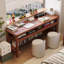 Bureau rectangulaire en bois massif Maroon-622188971