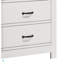 Commode blanche 6 tiroirs Cassini