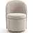 Upholstered Swivel Dining Chair, Boucle Fabric Barrel Kitchen Chair, Wingback Side Chair, Vanity Chair-513384089