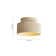 Adalgira 1-Light 27cm Minimalist Resin Retro Flush Mount Ceiling Light