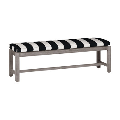 Club Teak Backless Bench - Oyster