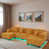 Velours côtelé orange sélectionné