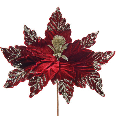 Fabric Poinsettia Arrangement