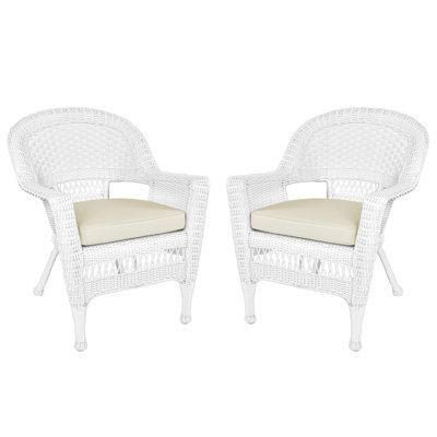 Burrowes Patio Chair with Cushions SET