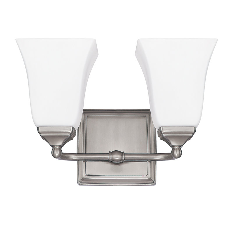 Classic 2 - Light Dimmable Vanity Light, Brushed Nickel
