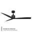 Spinster 3-Blade Smart Ceiling Fan-60674221