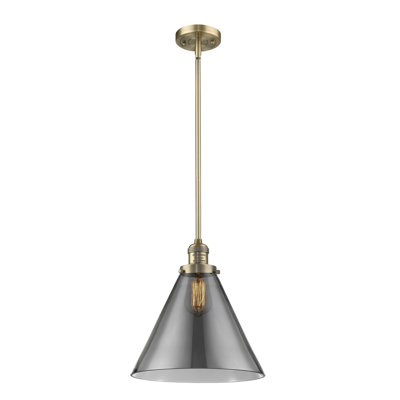 Luminaire suspendu conique à 1 lumière Anner