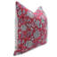 Block Print Throw Pillow Cover, 24 Thick Linen Decorative Cushion Cover-1006232456