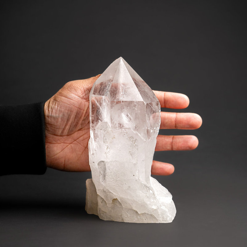 Genuine Polished Clear Quartz Point From Brazil (3.3 Lbs)