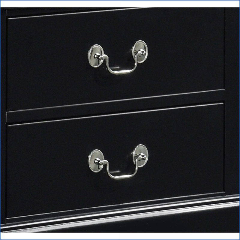 Table de chevet 2 tiroirs Traditional, Blanc