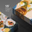 Petit déjeuner buffet gaufres avocat toast nourriture et cuisine photographie murale décoration rustique-98161513