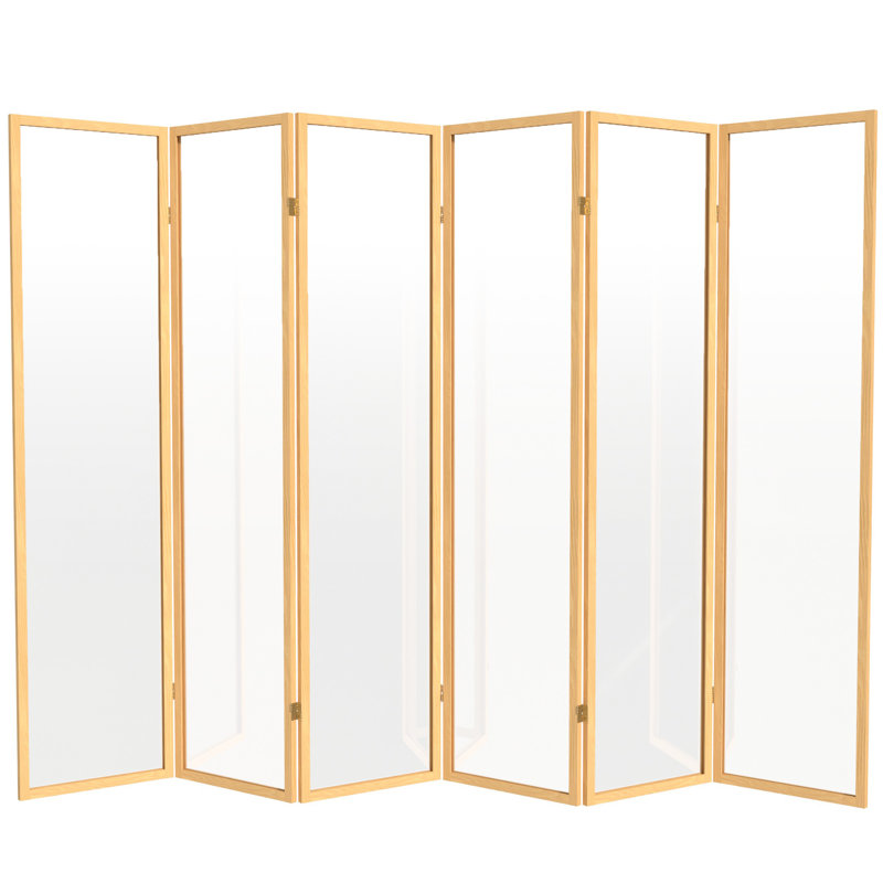 Cloison en plastique transparent Alayzhia, 6, Naturel, 6 pi