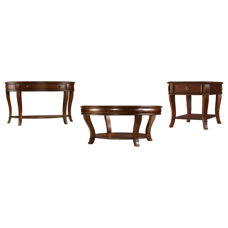 Brookhaven Three Piece Coffee Table Set