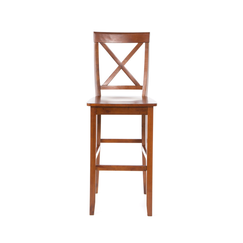 Diamondback Solid Wood Counter Stool, Classic Cherry, Bar Stool (30" Seat Height)