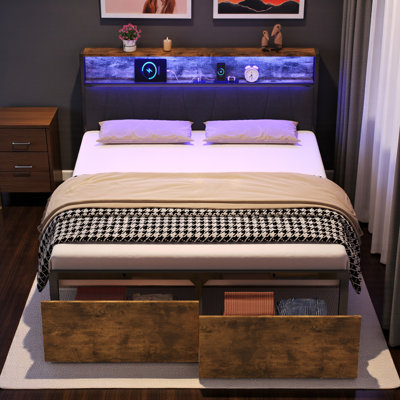 Upholstered Storage Bed