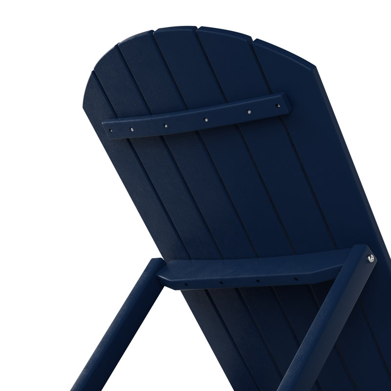 Méridienne inclinable en poly 77,7 po, Bleu marine
