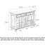 Buffet en bois massif de style américain