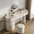 Modern Minimalist Light Luxury Burned Stone Dressing Table with Storage